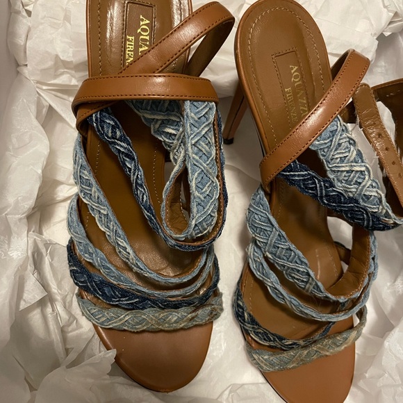 Aquazzura denim heel - Picture 2 of 5